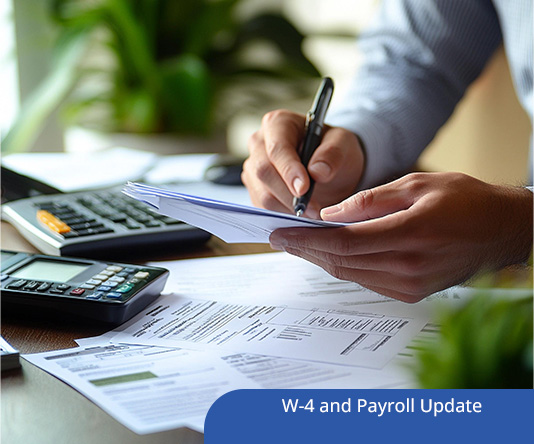 New 2021 Form W-4 and Payroll Update