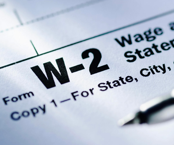 Form W-2 AND YEAR END UPDATE