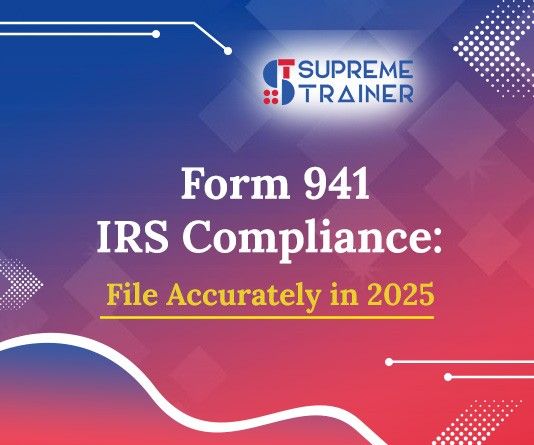Form 941 IRS Compliance: File Accurately in 2025
