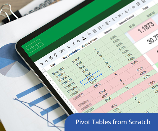Excel – Reporting Simplified – Learn Pivot Tables from Scratch