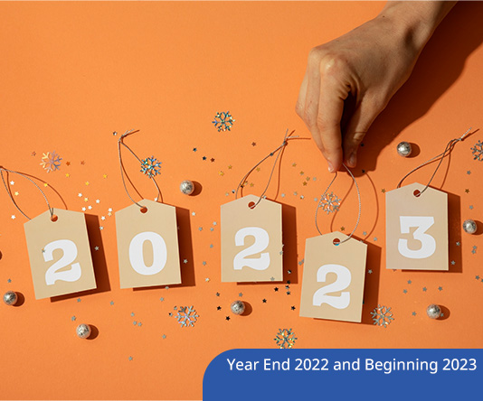 Preparing for Year End 2022 and Year Beginning 2023