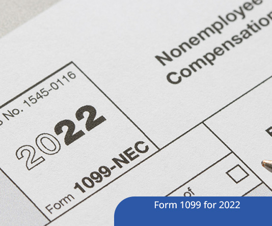 Form 1099 for 2022