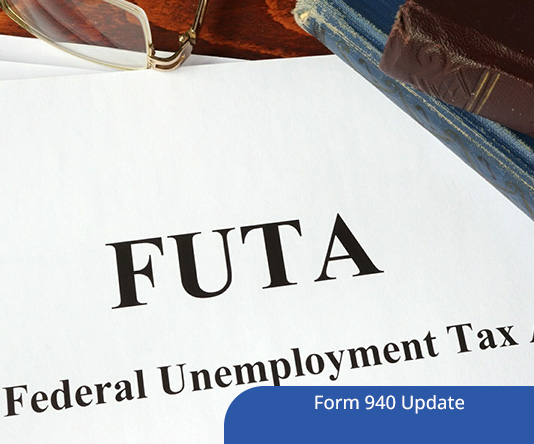 Form 940 Update: SUI Unemployment and FUTA filing