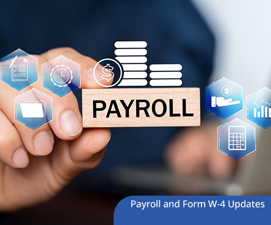 Payroll and Form W-4 Updates