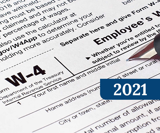 W-4 2021