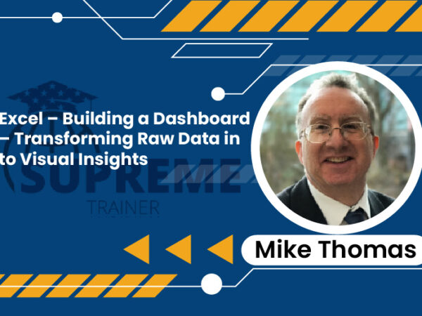 Excel - Building a Dashboard - Transforming Raw Data into Visual Insights